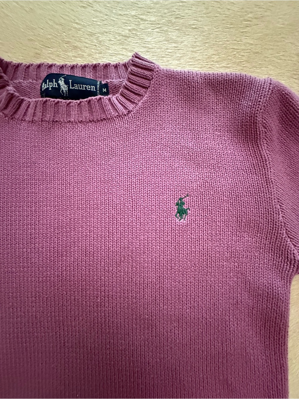 Ralph Lauren Mauve Crewneck Sweater - Women's - Picture 1 of 5